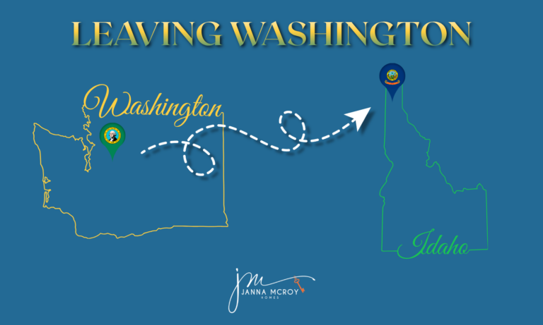 relocating from Washington to Idaho
