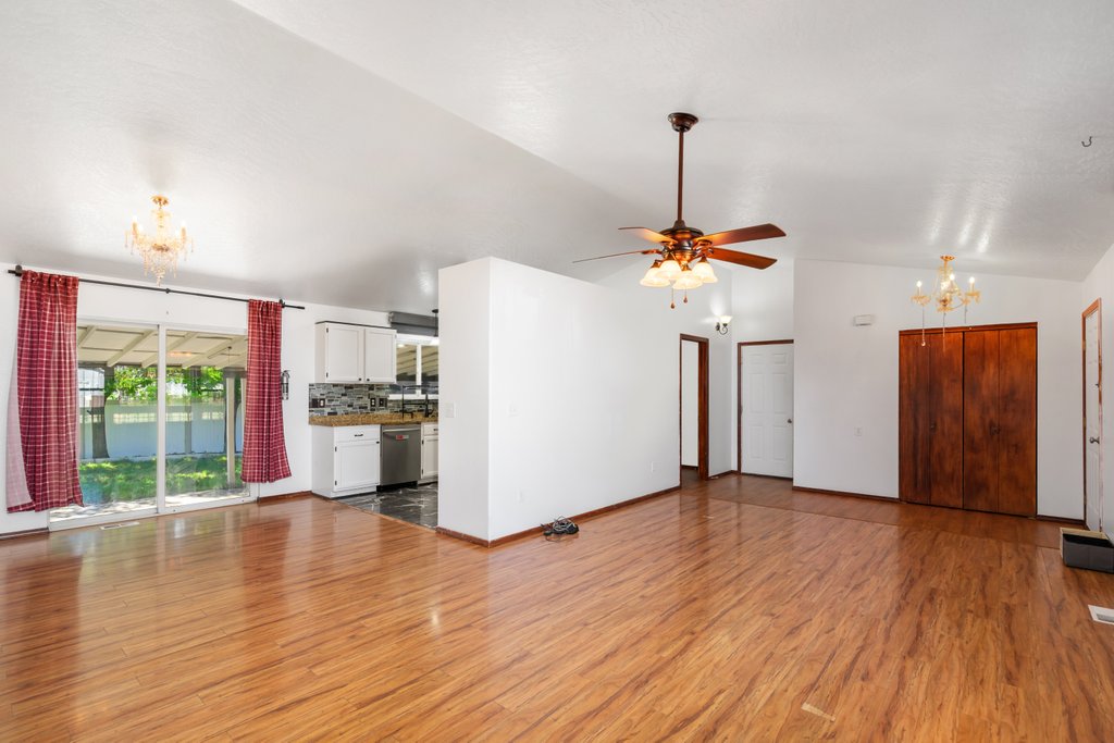 LVP flooring and main living area