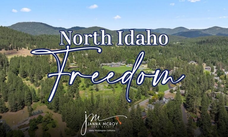 Moving to North Idaho from California or Washington — home on wooded North Idaho property